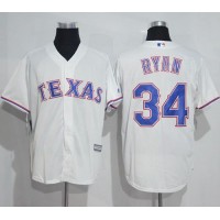 Texas Rangers #34 Nolan Ryan White New Cool Base Stitched MLB Jersey
