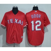 Texas Rangers #12 Rougned Odor Red New Cool Base Stitched MLB Jersey