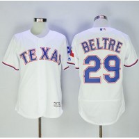 Texas Rangers #29 Adrian Beltre White Flexbase Authentic Collection Stitched MLB Jersey