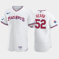 Texas Texas Rangers #52 Taylor Hearn 1972 Throwback 50th Anniversary Authentic Men's Nike MLB Jersey - White