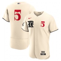 Texas Texas Rangers #5 Corey Seager Men's Nike Cream 2023 City Connect Authentic Player Jersey
