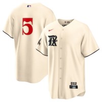 Texas Texas Rangers #5 Corey Seager Men's Nike Cream 2023 City Connect Replica Player Jersey