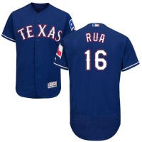 Texas Rangers #16 Ryan Rua Blue Flexbase Authentic Collection Stitched MLB Jersey