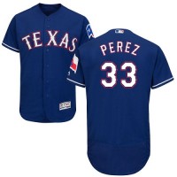 Texas Rangers #33 Martin Perez Blue Flexbase Authentic Collection Stitched MLB Jersey
