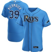Tampa Bay Tampa Bay Rays #39 Kevin Kiermaier Men's Nike Light Blue Alternate 2020 Authentic Player MLB Jersey