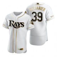 Tampa Bay Tampa Bay Rays #39 Kevin Kiermaier White Nike Men's Authentic Golden Edition MLB Jersey