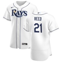 Tampa Bay Tampa Bay Rays #21 Cody Reed Men's Nike White Home 2020 Authentic Player MLB Jersey
