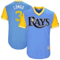 Tampa Bay Rays #3 Evan Longoria Light Blue 