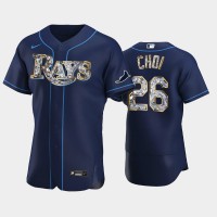 Tampa Bay Tampa Bay Rays #26 Ji-Man Choi Men's Nike Diamond Edition MLB Jersey - Navy