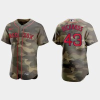 Boston Boston Red Sox #43 Garrett Richards Men's Nike 2021 Armed Forces Day Authentic MLB Jersey -Camo