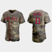 Boston Boston Red Sox #11 Rafael Devers Men's Nike 2021 Armed Forces Day Authentic MLB Jersey -Camo