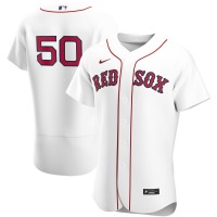 Boston Boston Red Sox #50 Mookie Betts Men's Nike White Home 2020 Authentic Player MLB Jersey