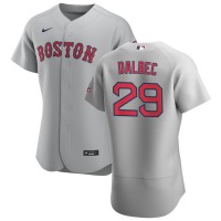 Boston Boston Red Sox #29 Bobby Dalbec Men's Nike Gray Road 2020 Authentic Team MLB Jersey