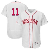 Boston Boston Red Sox #11 Rafael Devers Majestic Alternate Authentic Collection Flex Base Player Jersey White