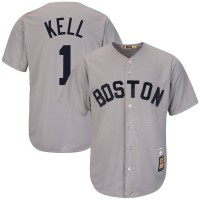 Boston Boston Red Sox #1 George Kell Majestic Cooperstown Collection Cool Base Player Jersey Gray