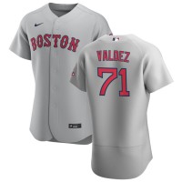 Boston Boston Red Sox #71 Phillips Valdez Men's Nike Gray Road 2020 Authentic Team MLB Jersey