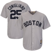Boston Boston Red Sox #25 Tony Conigliaro Majestic Cooperstown Collection Cool Base Player Jersey Gray