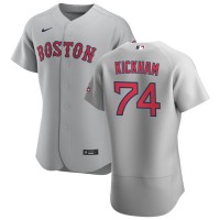 Boston Boston Red Sox #74 Mike Kickham Men's Nike Gray Road 2020 Authentic Team MLB Jersey