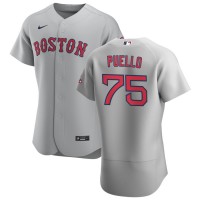 Boston Boston Red Sox #75 Cesar Puello Men's Nike Gray Road 2020 Authentic Team MLB Jersey