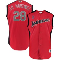 Boston Red Sox #28 J. D. Martinez Red 2019 All-Star American League Stitched MLB Jersey
