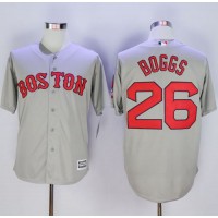 Boston Red Sox #26 Wade Boggs New Grey Cool Base Stitched MLB Jersey