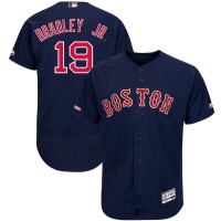 Boston Boston Red Sox #19 Jackie Bradley Jr. Majestic Alternate Authentic Collection Flex Base Player Jersey Navy
