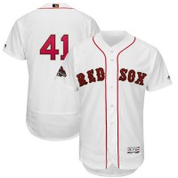 Boston Boston Red Sox #41 Chris Sale Majestic 2019 Gold Program Flex Base Player Jersey White