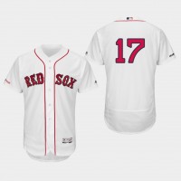Boston Red Sox #17 Nathan Eovaldi White Flexbase Authentic Collection Stitched MLB Jersey