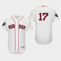 Boston Red Sox #17 Nathan Eovaldi White Flexbase Authentic Collection 2018 World Series Stitched MLB Jersey