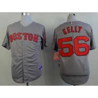 Boston Red Sox #56 Joe Kelly Grey Cool Base Stitched MLB Jersey