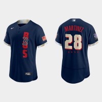 Boston Boston Red Sox #28 J.D. Martinez 2021 Mlb All Star Game Authentic Navy Jersey