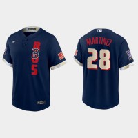 Boston Boston Red Sox #28 J.D. Martinez 2021 Mlb All Star Game Fan's Version Navy Jersey