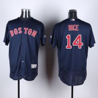 Boston Red Sox #14 Jim Rice Navy Blue Flexbase Authentic Collection Stitched MLB Jersey