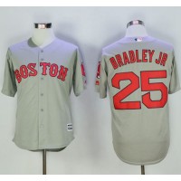 Boston Red Sox #25 Jackie Bradley Jr Grey New Cool Base Stitched MLB Jersey