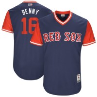 Boston Red Sox #16 Andrew Benintendi Navy 