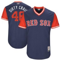 Boston Red Sox #46 Craig Kimbrel Navy 