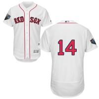Boston Red Sox #14 Jim Rice White Flexbase Authentic Collection 2018 World Series Stitched MLB Jersey
