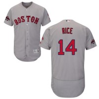 Boston Red Sox #14 Jim Rice Grey Flexbase Authentic Collection 2018 World Series Champions Stitched MLB Jersey