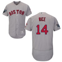 Boston Red Sox #14 Jim Rice Grey Flexbase Authentic Collection 2018 World Series Stitched MLB Jersey