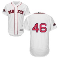 Boston Red Sox #46 Craig Kimbrel White Flexbase Authentic Collection 2018 World Series Champions Stitched MLB Jersey