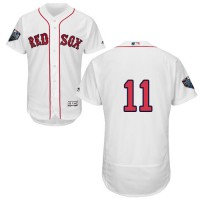 Boston Red Sox #11 Rafael Devers White Flexbase Authentic Collection 2018 World Series Stitched MLB Jersey