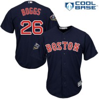 Boston Red Sox #26 Wade Boggs Navy Blue New Cool Base 2018 World Series Stitched MLB Jersey