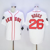 Boston Red Sox #26 Wade Boggs White New Cool Base 2018 World Series Stitched MLB Jersey
