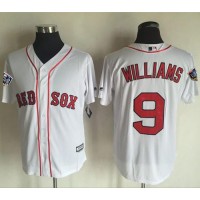 Boston Red Sox #9 Ted Williams White New Cool Base 2018 World Series Stitched MLB Jersey
