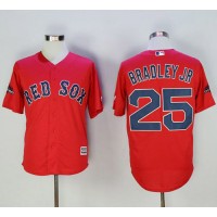 Boston Red Sox #25 Jackie Bradley Jr Red New Cool Base 2018 World Series Champions Stitched MLB Jersey