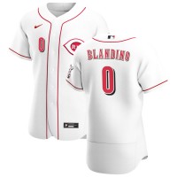 Cincinnati Cincinnati Reds #0 Alex Blandino Men's Nike White Home 2020 Authentic Player MLB Jersey