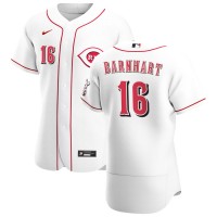 Cincinnati Cincinnati Reds #16 Tucker Barnhart Men's Nike White Home 2020 Authentic Player MLB Jersey
