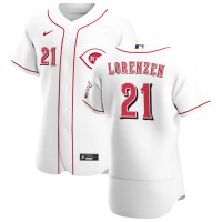 Cincinnati Cincinnati Reds #21 Michael Lorenzen Men's Nike White Home 2020 Authentic Player MLB Jersey