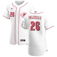 Cincinnati Cincinnati Reds #26 Raisel Iglesias Men's Nike White Home 2020 Authentic Player MLB Jersey