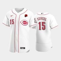 Cincinnati Cincinnati Reds #15 Nick Senzel Men's Nike Authentic 2021 Memorial Day MLB Jersey - White